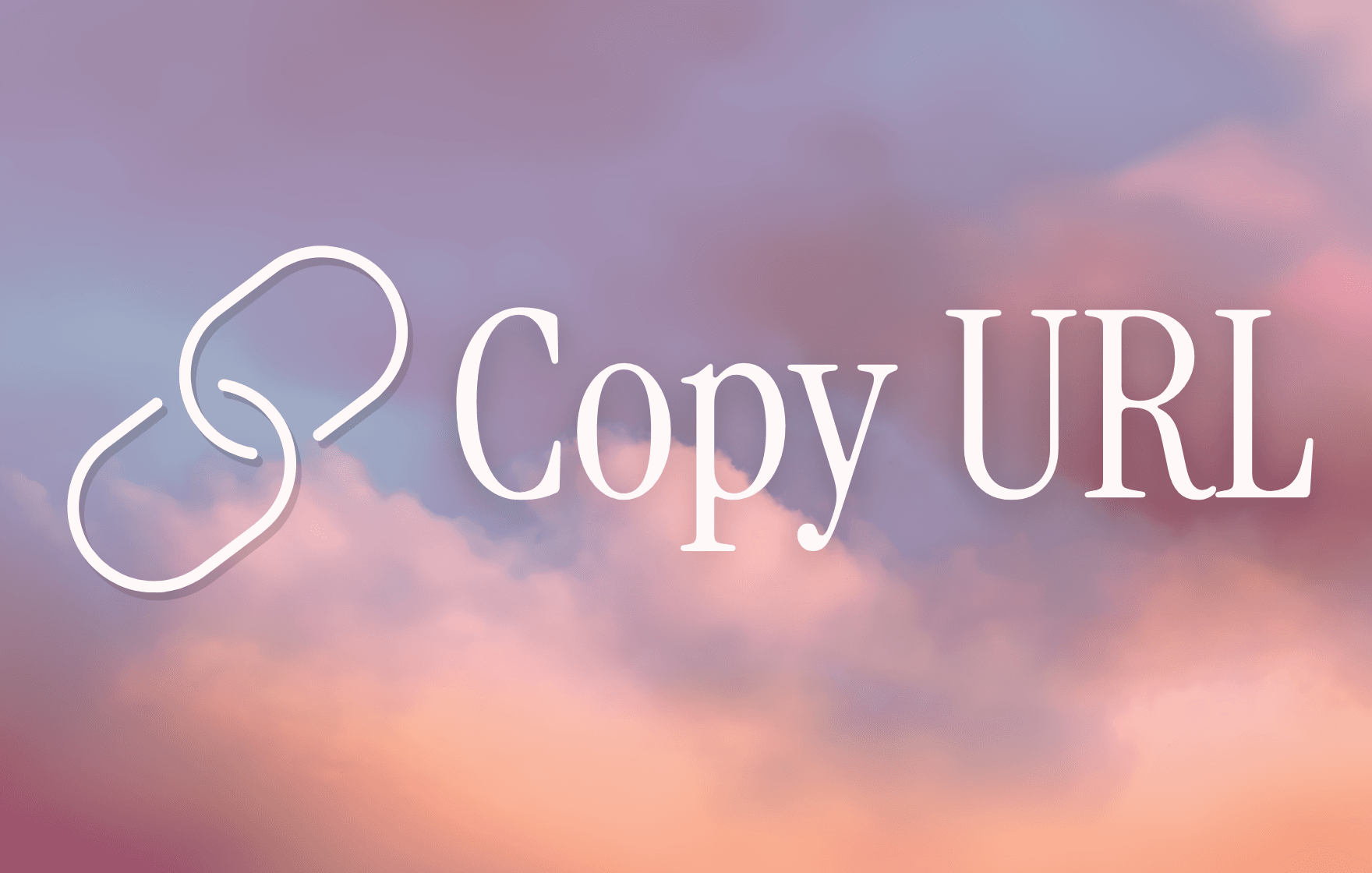 The store banner. Same circular link mark as the toolbar icon, on a transparent canvas.